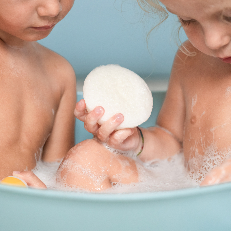 Konjac-esponja Natural para baño de bebés, juguetes de baño para niños  pequeños, con formas de animales bonitos