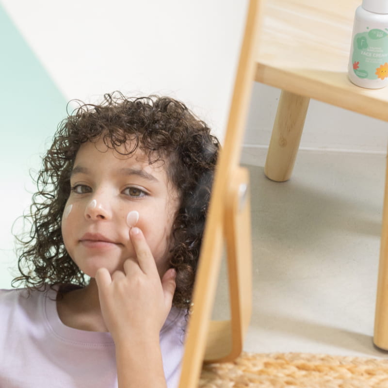 Pack di creme per viso e corpo dei bambini